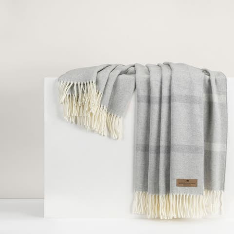 Montauk Stripe Herringbone Throw