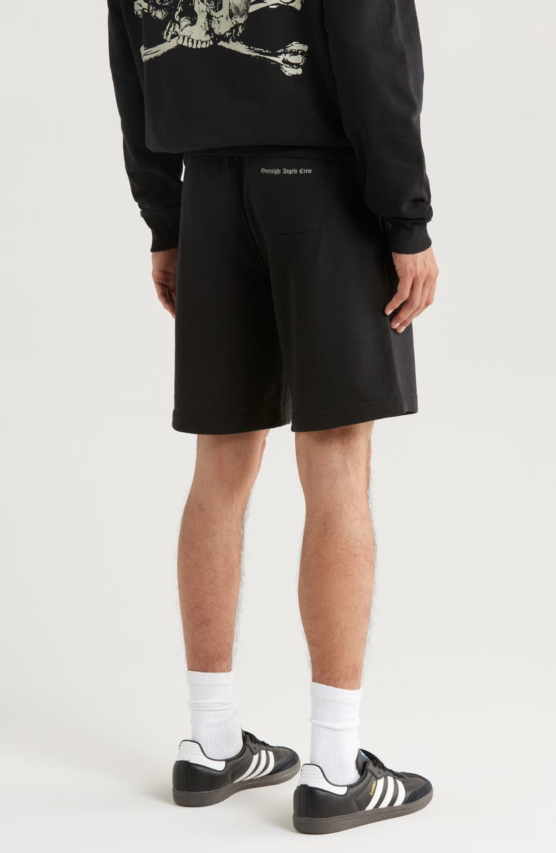 OVERNIGHT ANGELS CREW Hysteria Knit Cotton Drawstring Shorts, Alternate, color, 