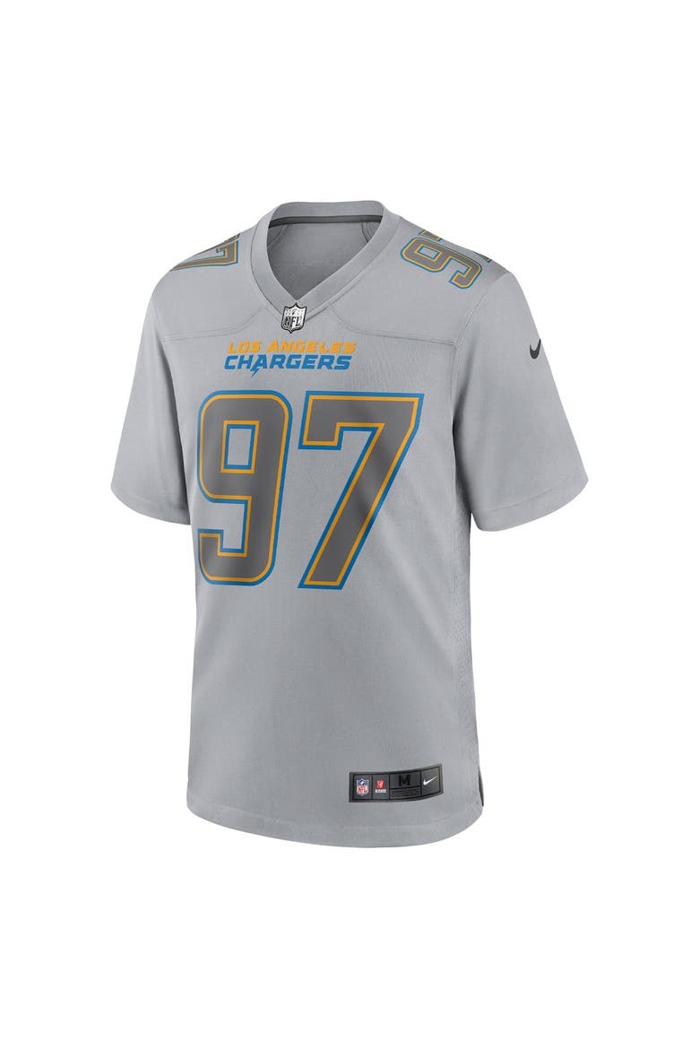 Men's Nike Joey Bosa Gray Los Angeles Chargers Atmosphere Fashion Game Jersey, Alternate, color, Gray