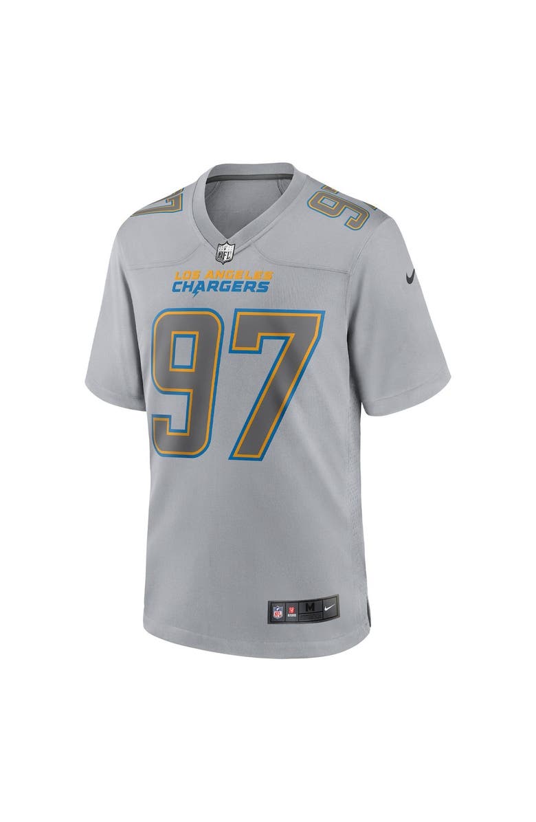 Nike Men's Nike Joey Bosa Gray Los Angeles Chargers Atmosphere Fashion Game Jersey, Alternate, color, 
