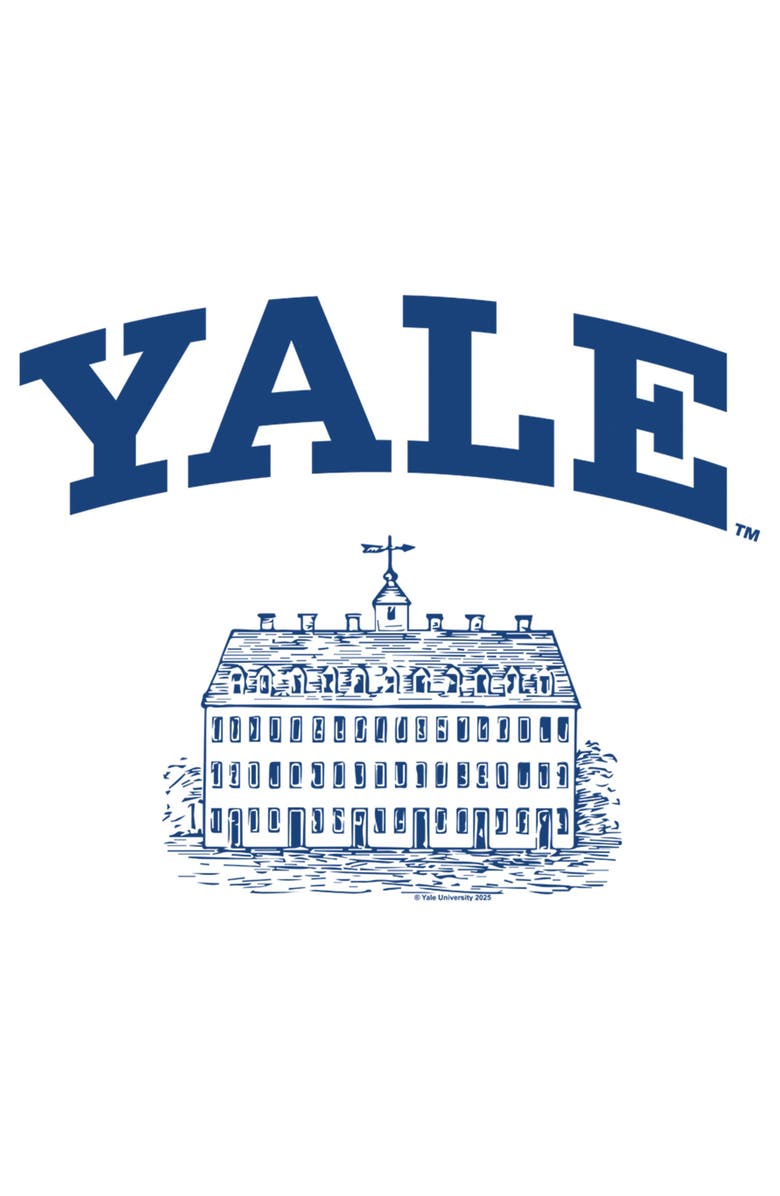 Yale University Men's Yale University School Campus Logo Graphic T-Shirt, Alternate, color, White