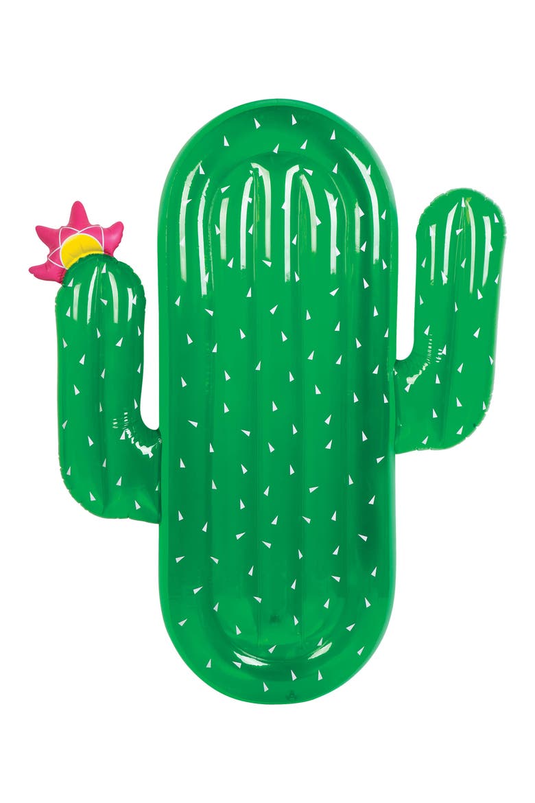 Inflatable Cactus Pool Float, Main, color, CACTUS