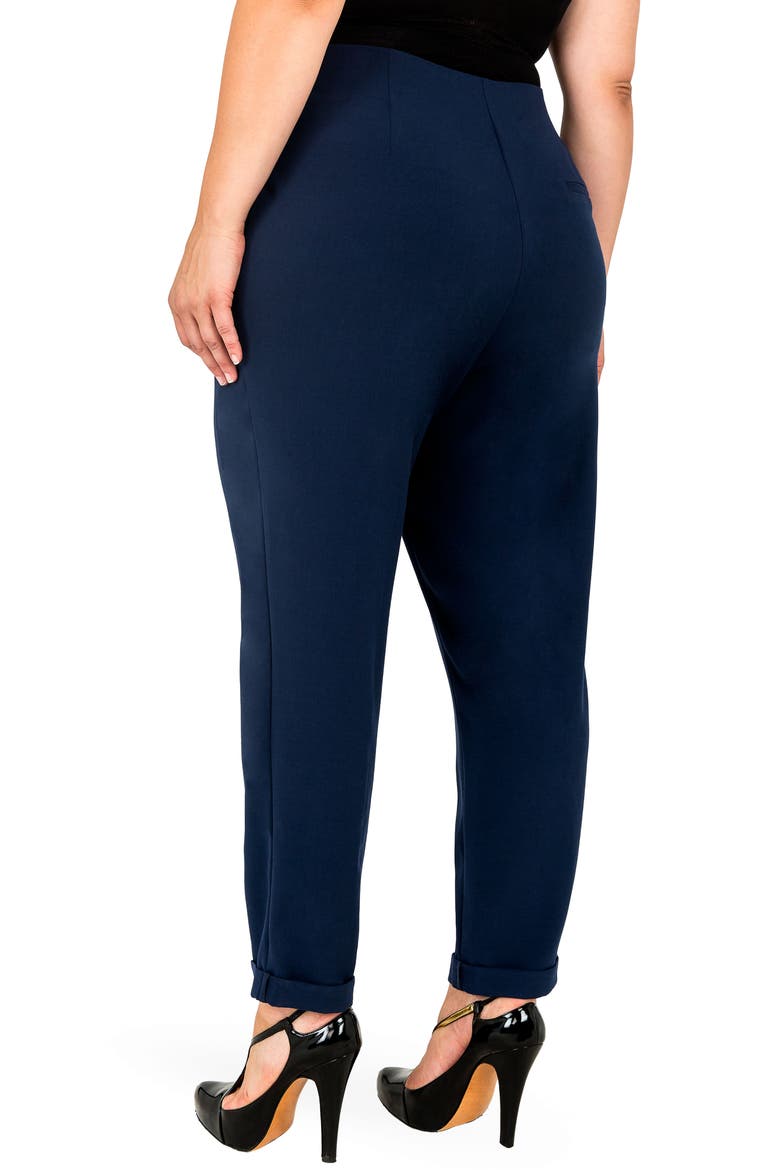 Francine High Rise Skinny Pants, Alternate, color, NAVY