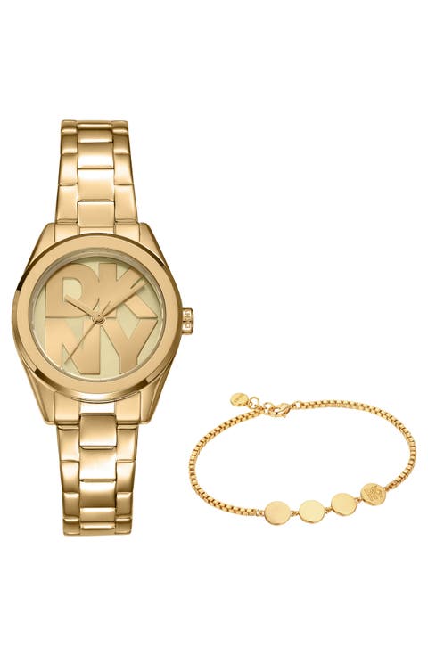 L 145 Bracelet Watch & Bracelet Set