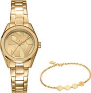 DKNY L 145 Bracelet Watch & Bracelet Set
