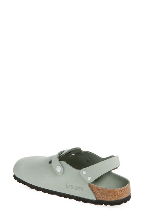 Birkenstock Sage Green Microfiber Tokyo Ii Slippers In Pure Sage