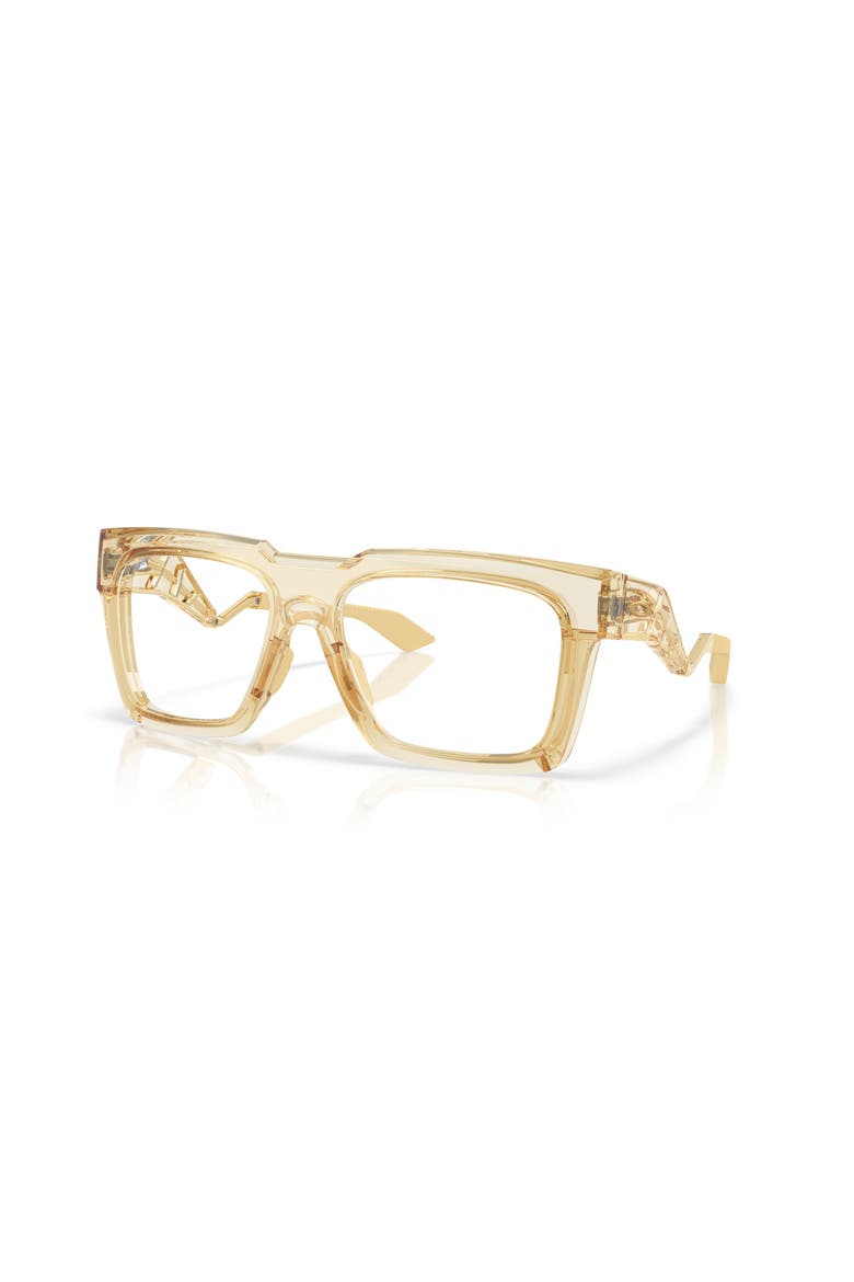 57mm Square optical glasses, Main, color, Brown