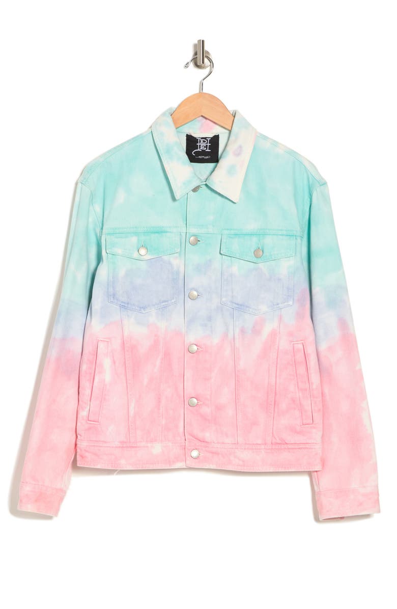 Ed Hardy Beautiful Ghost Trucker Jacket, Alternate, color,