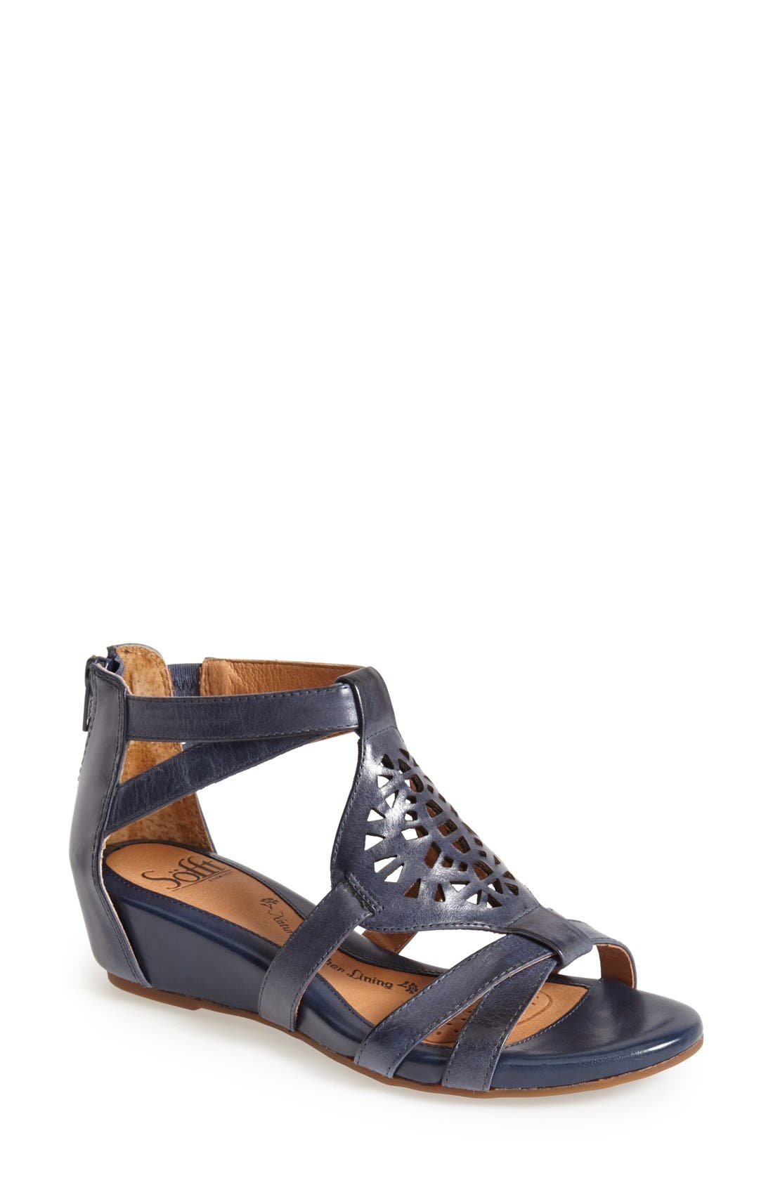 'Breeze' Sandal, Main, color, DENIM BLUE