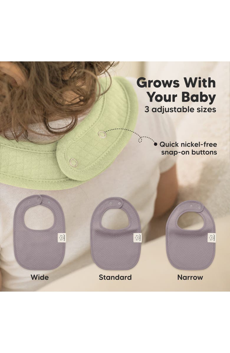 KeaBabies 8-Pack Quin Drool Bibs, Alternate, color, Moor