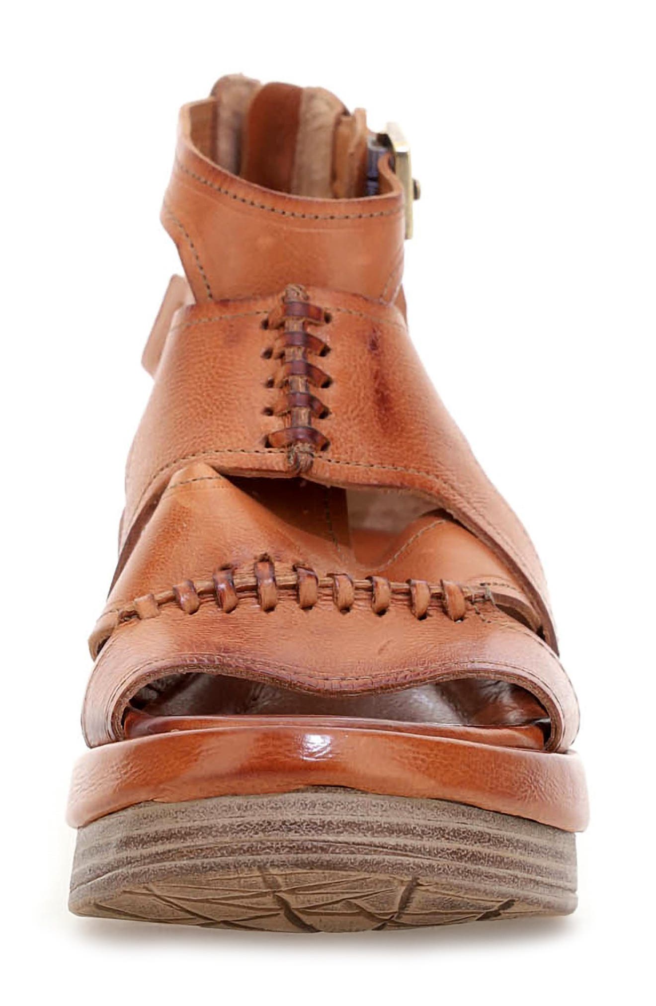 A.S.98 Stanton Wedge Sandal, Alternate, color, Whiskey