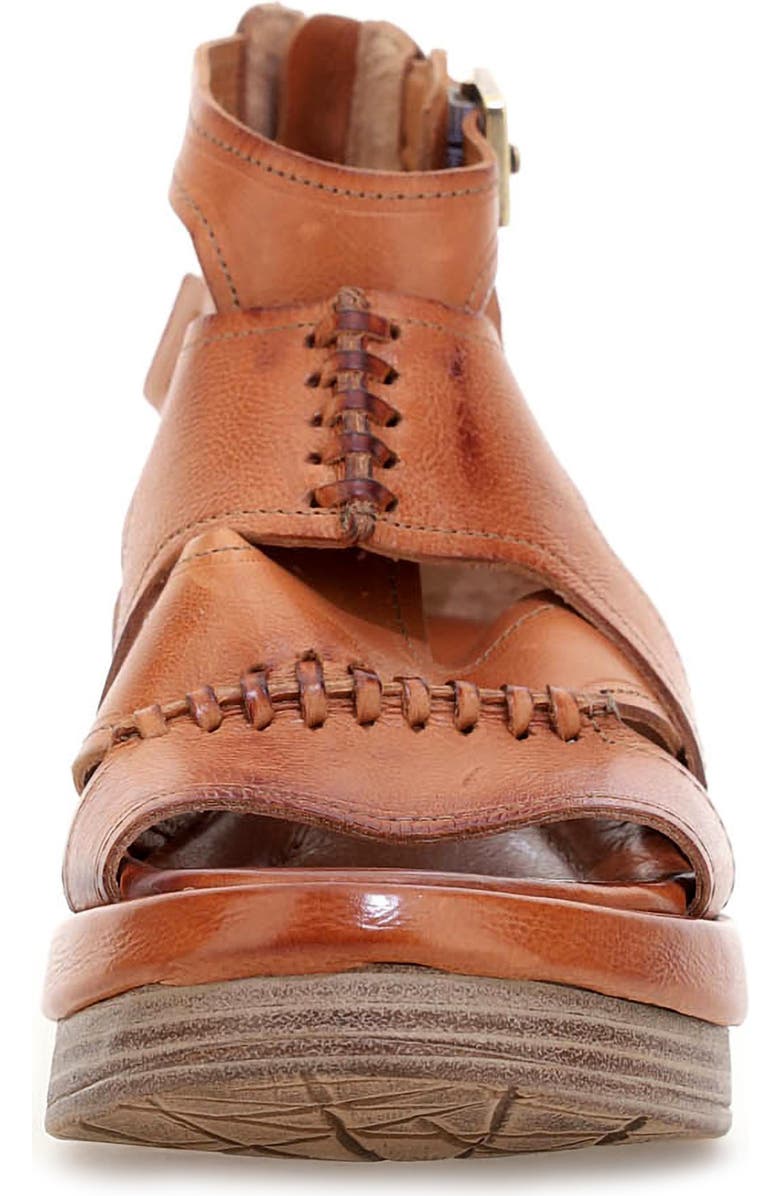 A.S.98 Stanton Wedge Sandal, Alternate, color, Whiskey