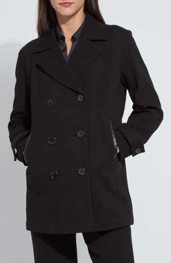 Alma Calvary Stretch Cotton Twill Peacoat