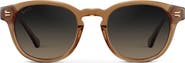 WMP Eyewear Felix - 48mm Round Polarized Sunglasses
