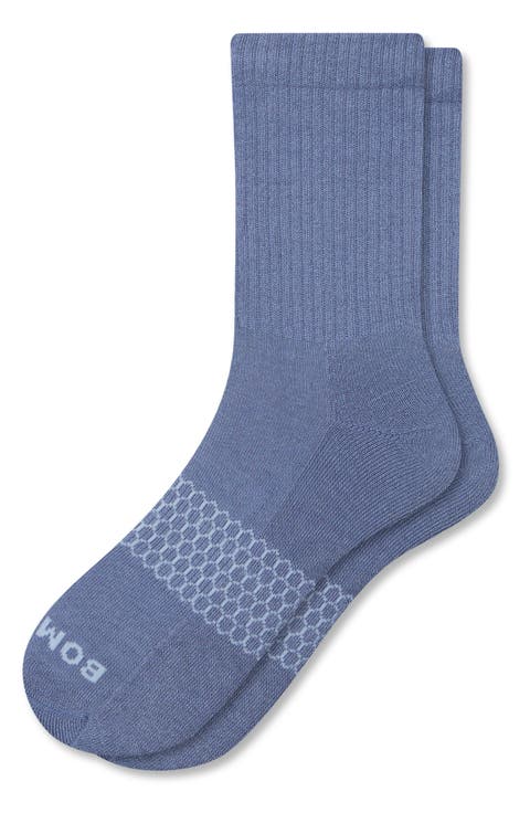 Rib Half Calf Socks