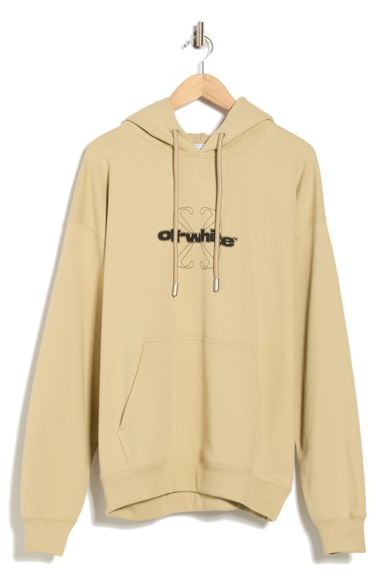 Arrow Skate Hoodie, Alternate, color, BROWN RICE-BLACK