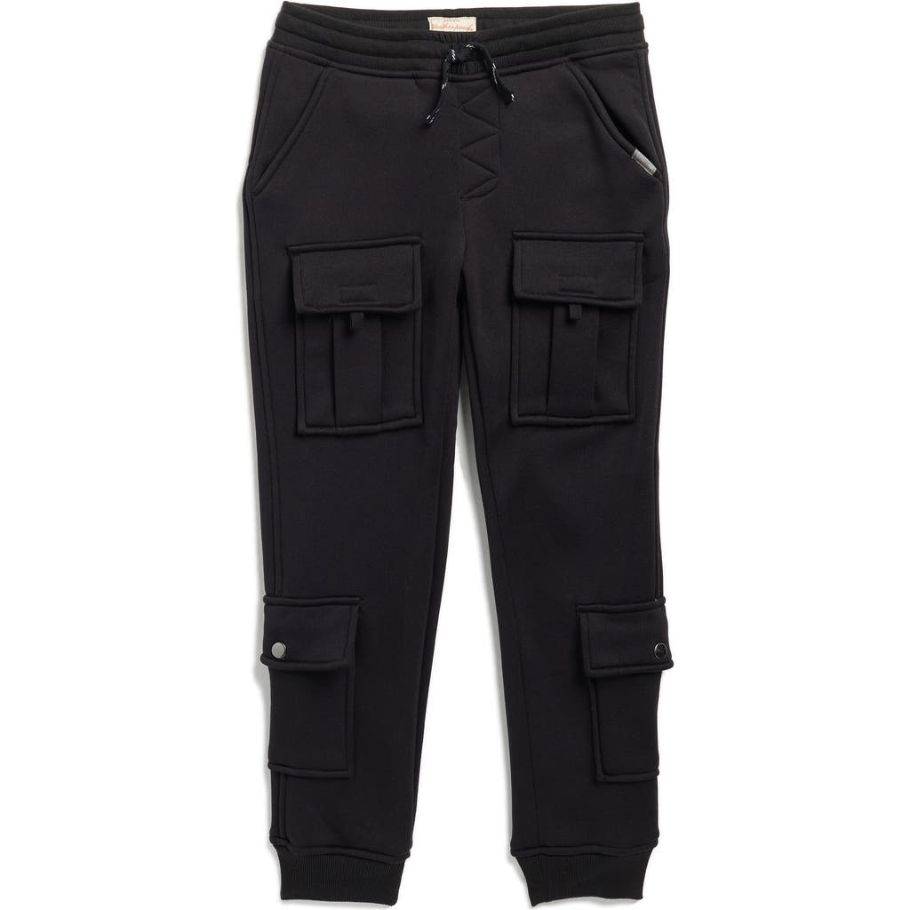 Weatherproof ® Kids' Fleece Cargo Joggers In Black