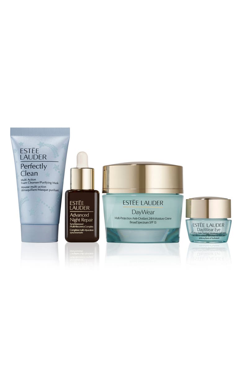 Estée Lauder DayWear Moisturizer 4-Piece Skincare Set $120 Value, Alternate, color, 