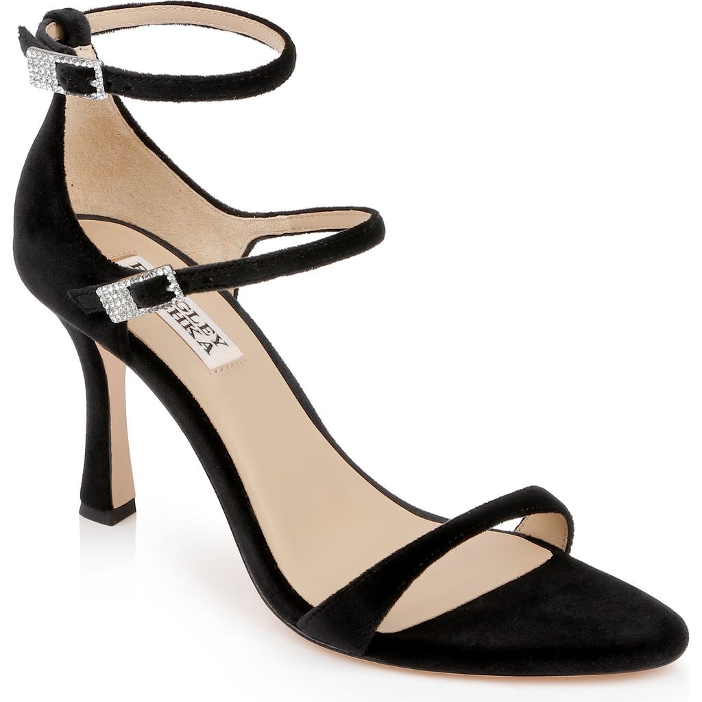 Badgley Mischka Collection Valencia Ankle Strap Sandal In Black