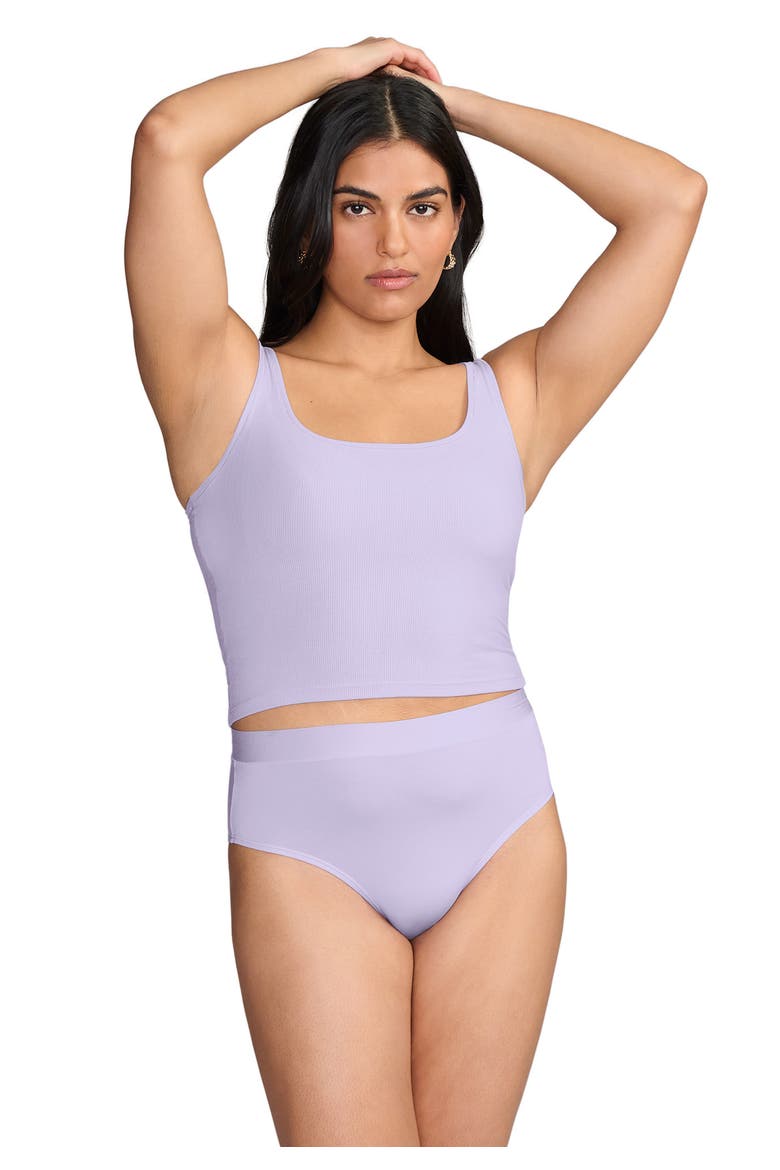 The Square Neck Tank, Main, color, LILAC