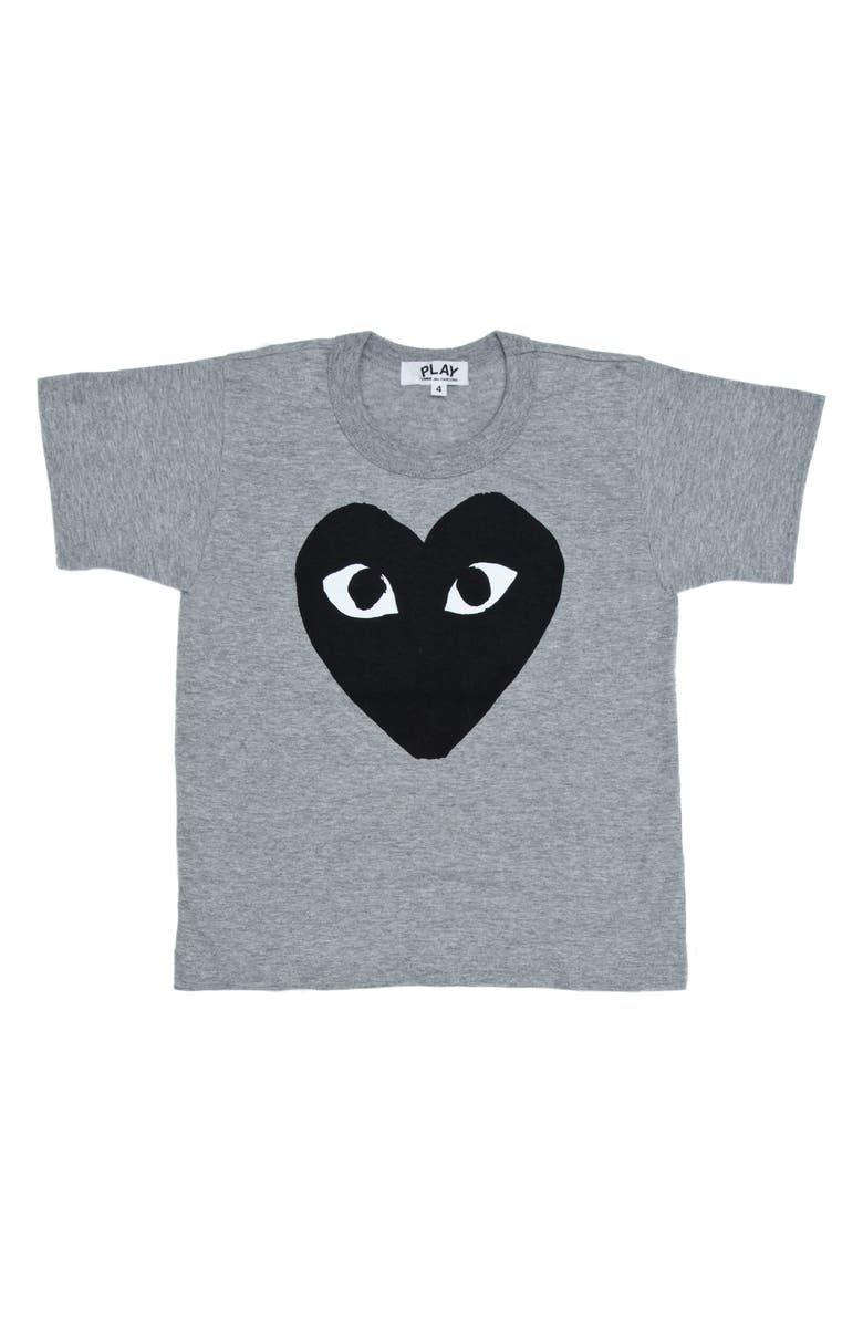 Comme des Garçons PLAY Comme de Garçons PLAY Black Heart Graphic Tee, Main, color,