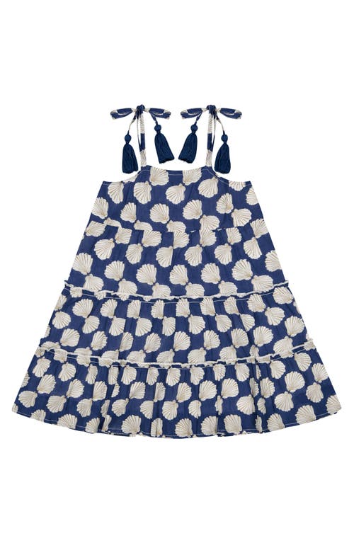 Mer St. Barth Bella Girl's Sundress In Blue