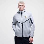 Nike Men's Nike Heather Gray Texas Longhorns Tech Fleece Full-Zip Windrunner Hoodie