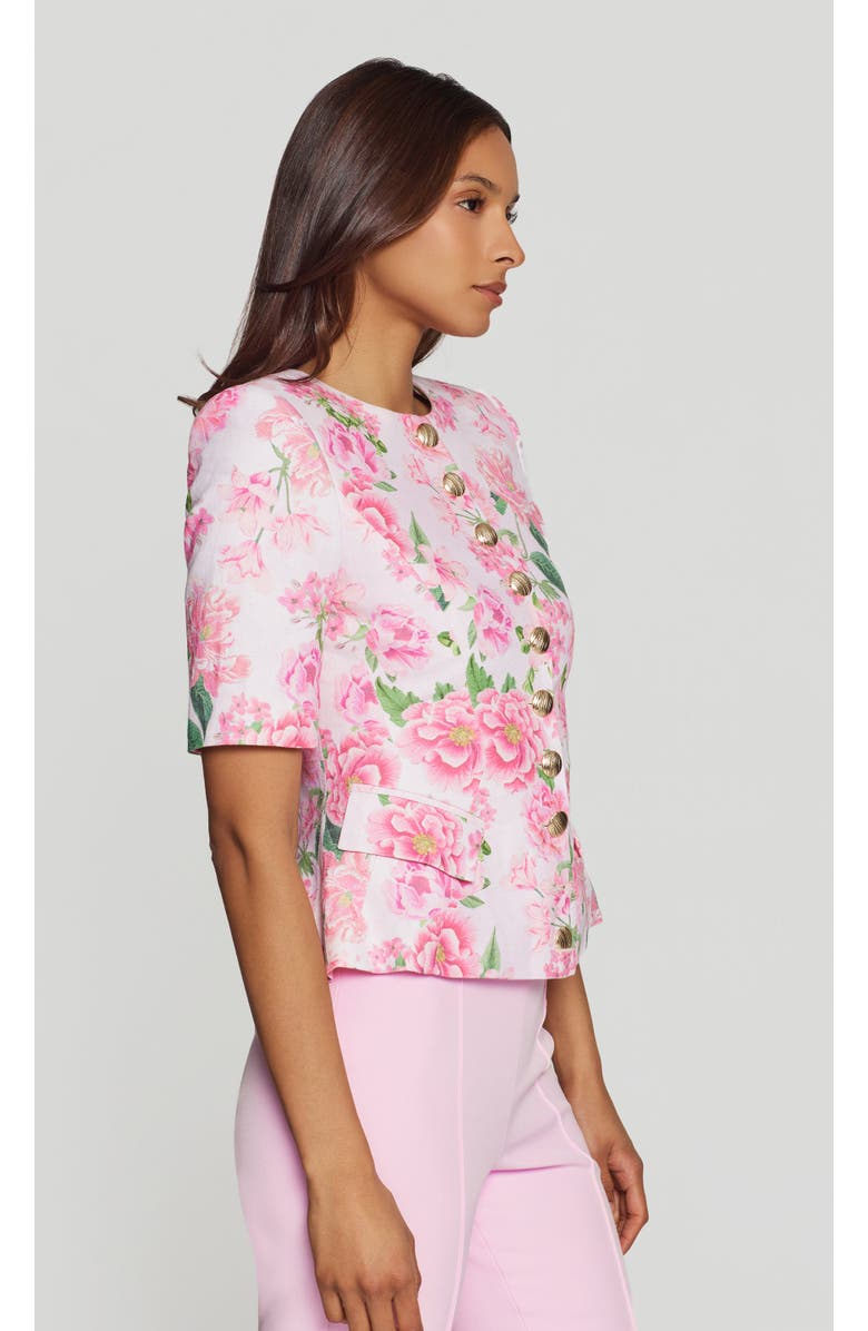 Generation Love Adriana Floral Linen Jacket, Alternate, color, 