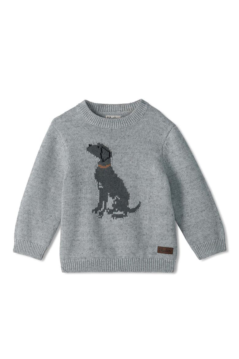 Labrador Cotton Crewneck Sweater, Main, color, GREY