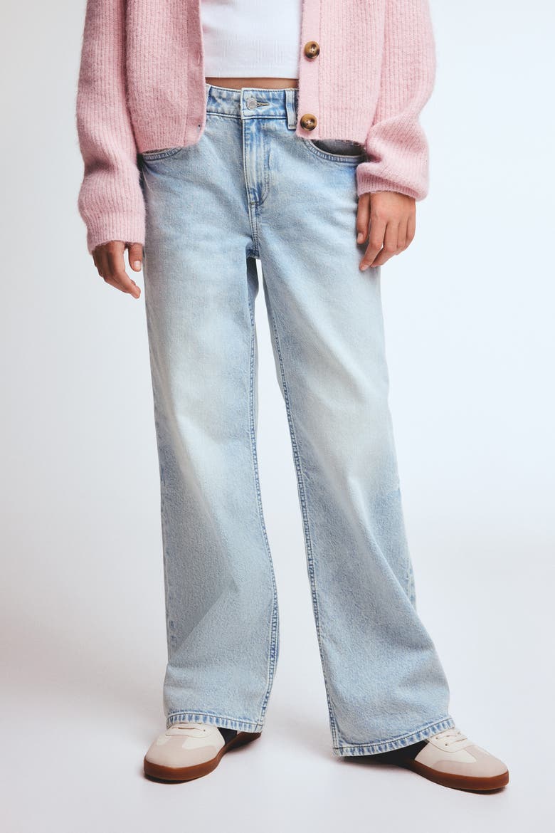 Baggy Fit Bootcut Leg Jeans, Alternate, color, Light denim blue