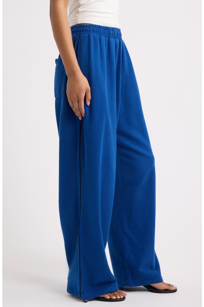 If Harri Wide Leg Joggers, Alternate, color, COBALT