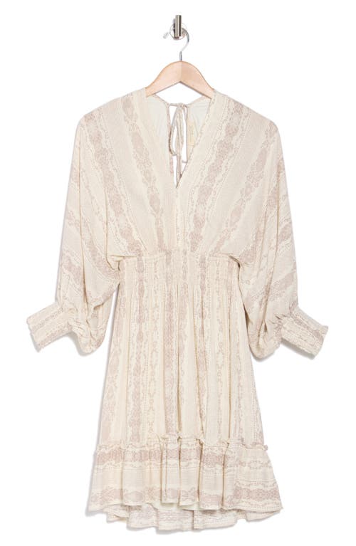 LOVESTITCH LOVESTITCH SMOCKED LONG SLEEVE DRESS