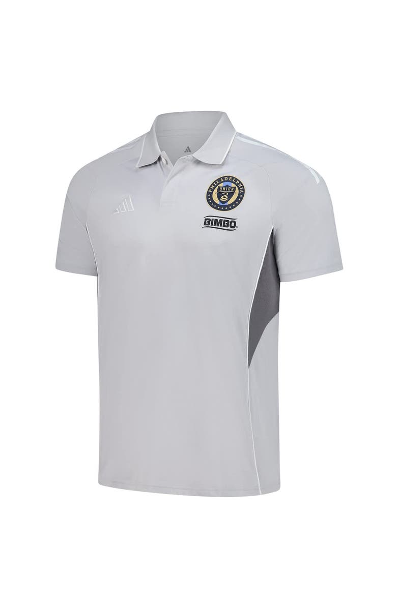 adidas Men's adidas Silver Philadelphia Union 2025 Training Polo, Alternate, color, Silver
