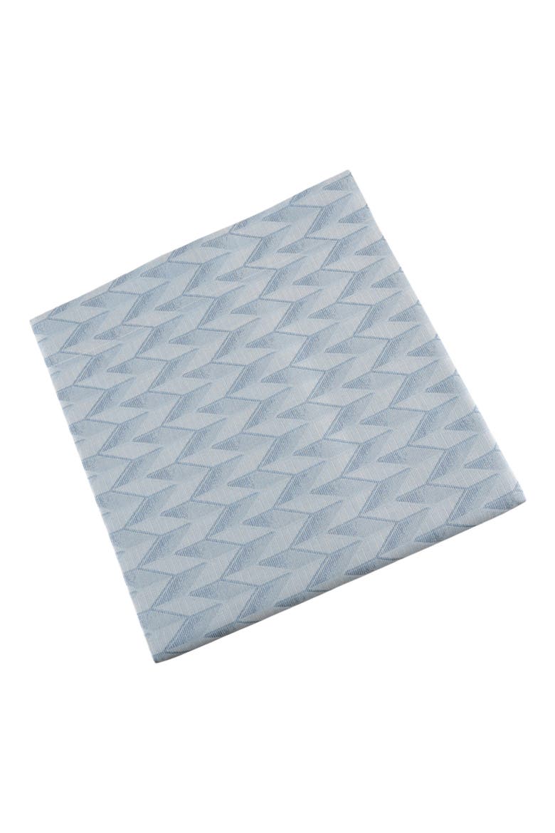 Sestriere Cotton Flat Sheet, Alternate, color, AZURE BLUE