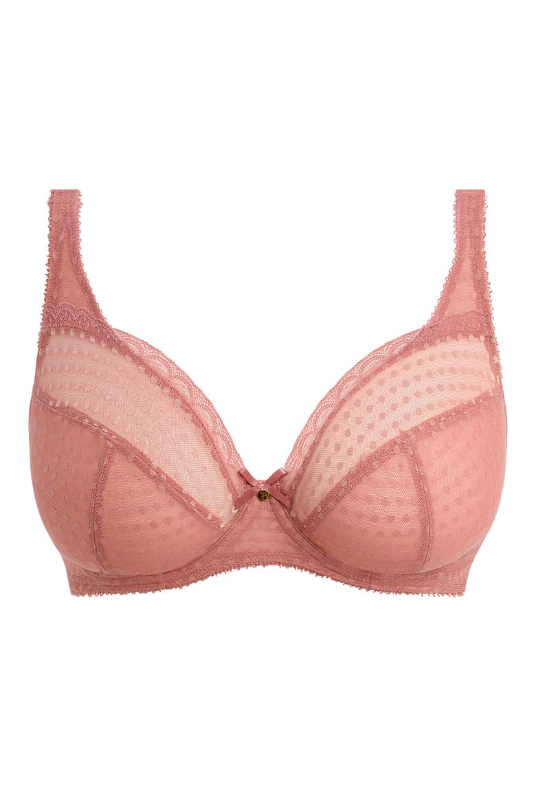 Spot Light Underwire Bra, Alternate, color, ASH ROSE