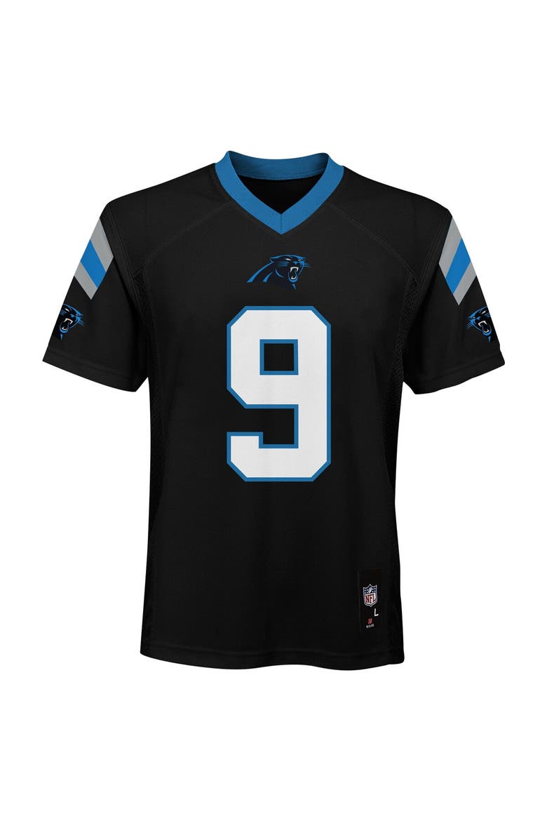 Youth Bryce Young Black Carolina Panthers Replica Player Jersey, Alternate, color, Black
