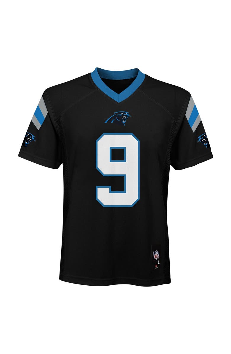 Outerstuff Youth Bryce Young Black Carolina Panthers Replica Player Jersey, Alternate, color, Black
