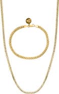 EFFY Men's Wheat Chain Necklace & Bracelet Set