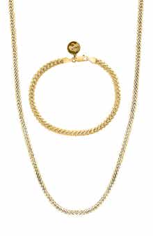 EFFY Men's Wheat Chain Necklace & Bracelet Set