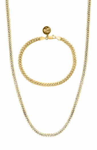 EFFY Men's Wheat Chain Necklace & Bracelet Set