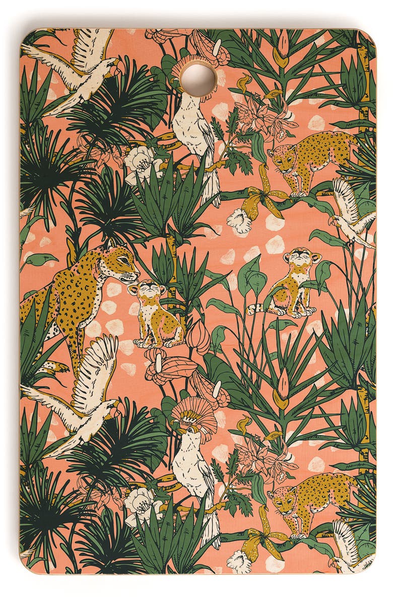 Deny Designs Marta Barragan Camarasa Animal Cutting Board, Main, color, Multi