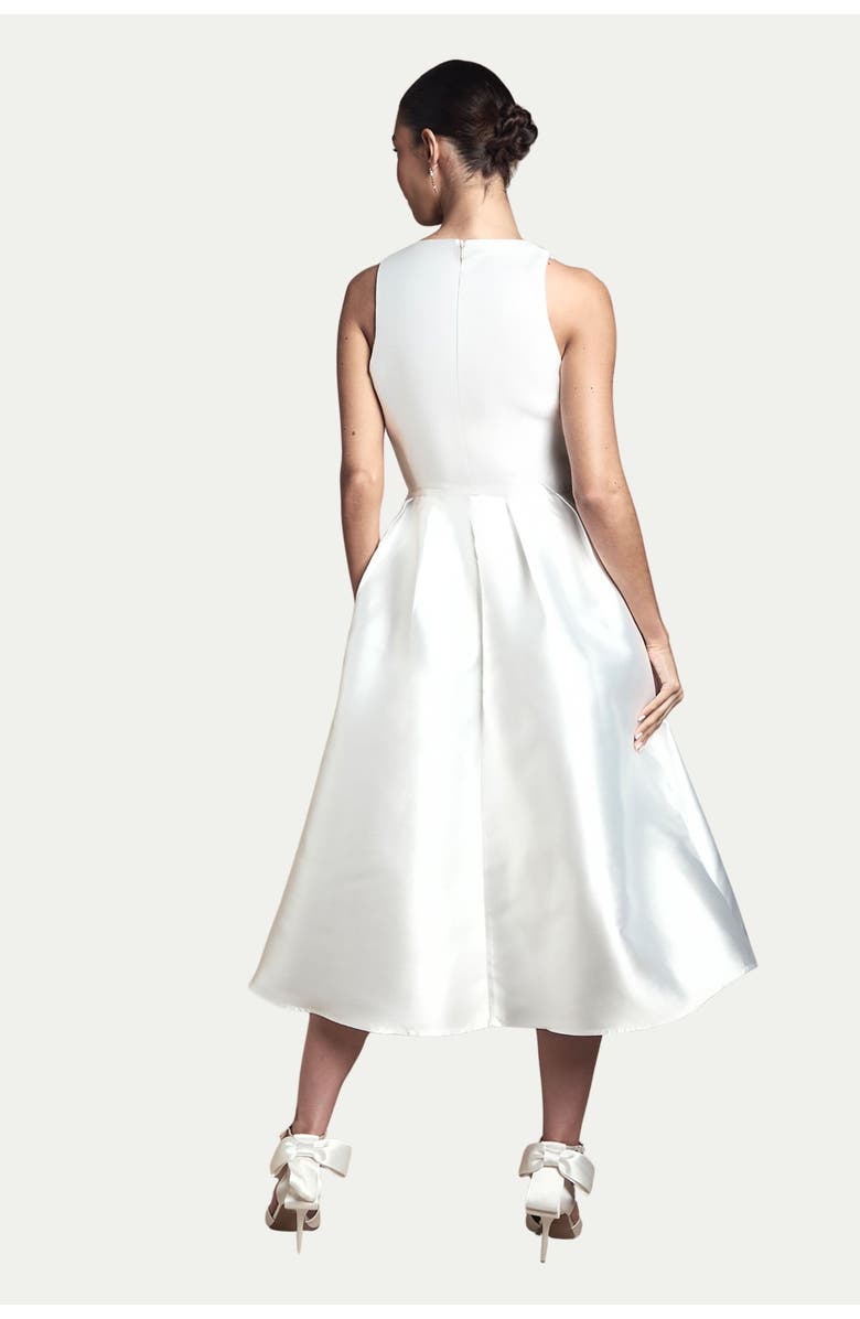 Coast Midi Wedding Dress With Pockets, Alternate, color, Ivory