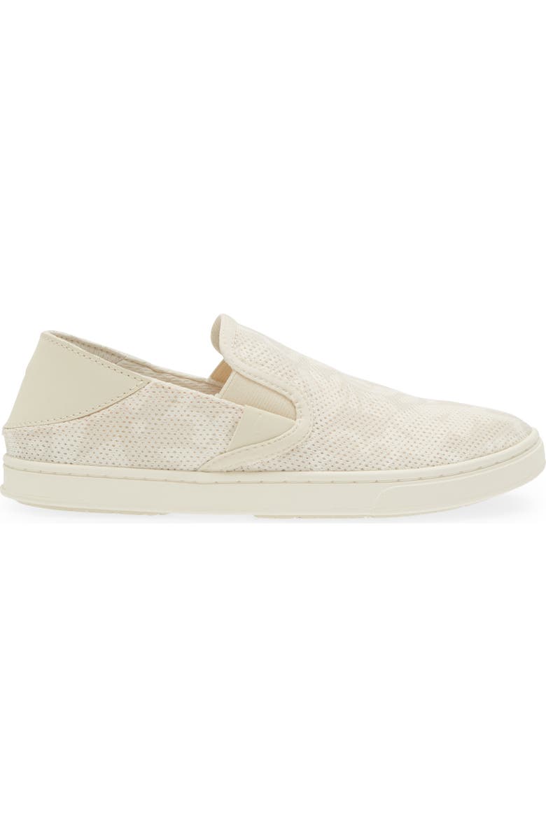 OluKai 'Pehuea' Slip-On Sneaker, Alternate, color, Puka / White