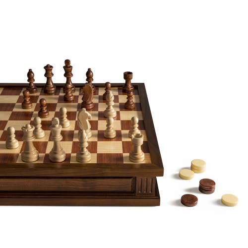 WS Game Company Chess 7-in-1 Heirloom Edition in Brown  product
