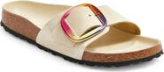 Birkenstock Madrid Iridescent Big Buckle Slide Sandal