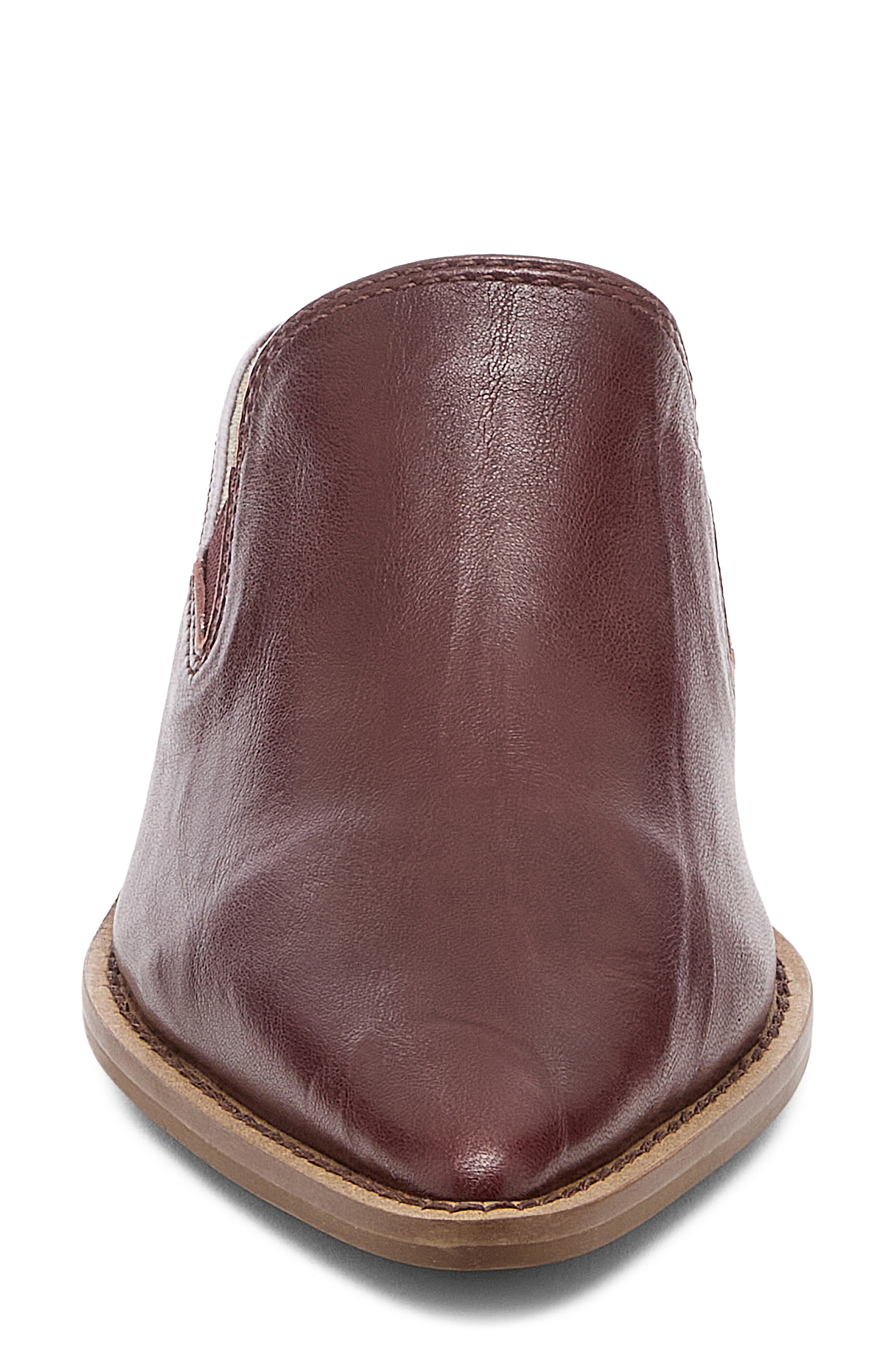 Mason Pointed Toe Loafer Mule, Alternate, color, WARM BROWN