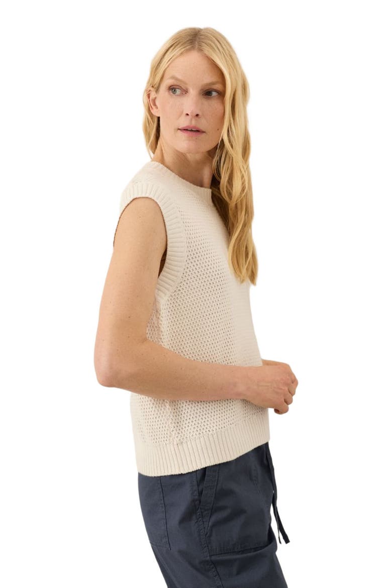 Organic Cotton Shoreline Relaxed Shell, Alternate, color, Cream