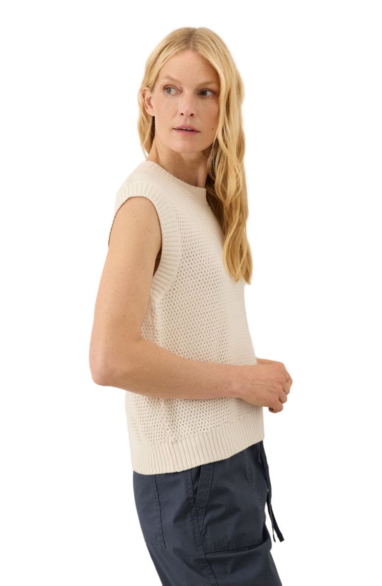 Pact Organic Cotton Shoreline Relaxed Shell, Alternate, color, Cream