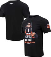 PRO STANDARD Men's Pro Standard Ja'Marr Chase Black Cincinnati Bengals Player Avatar Graphic T-Shirt