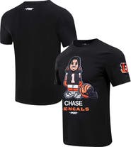 PRO STANDARD Men's Pro Standard Ja'Marr Chase Black Cincinnati Bengals Player Avatar Graphic T-Shirt
